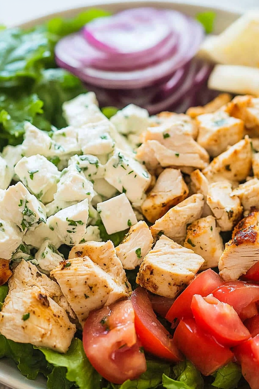 Chicken Gyro Salad