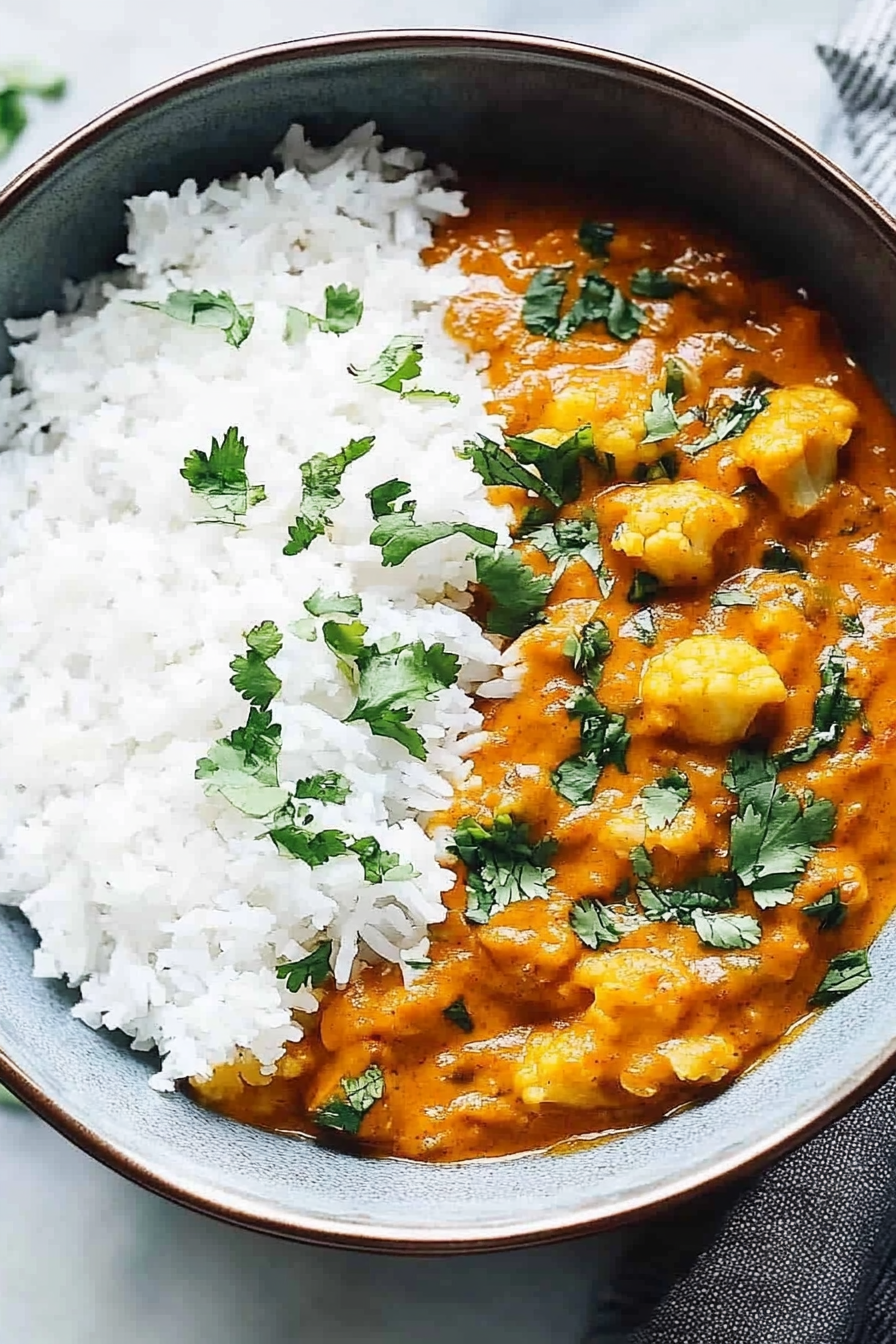 Instant Pot Cauliflower Curry