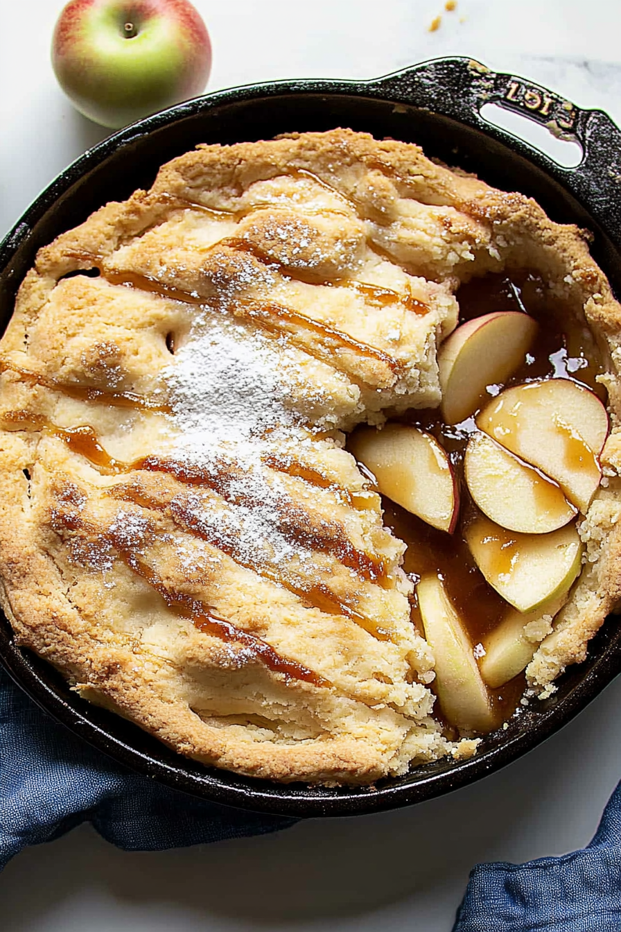 Swedish apple pie