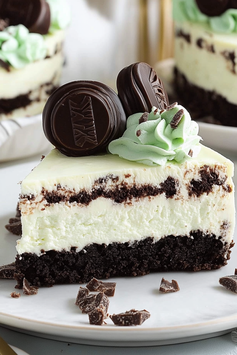 Thin Mint Cheesecake