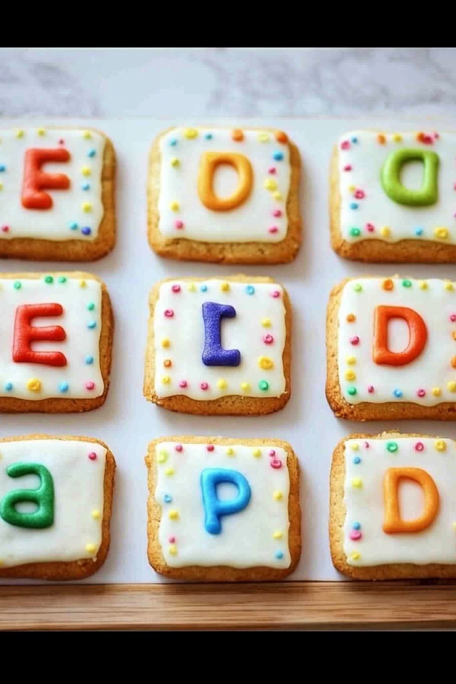 alphabet cookies