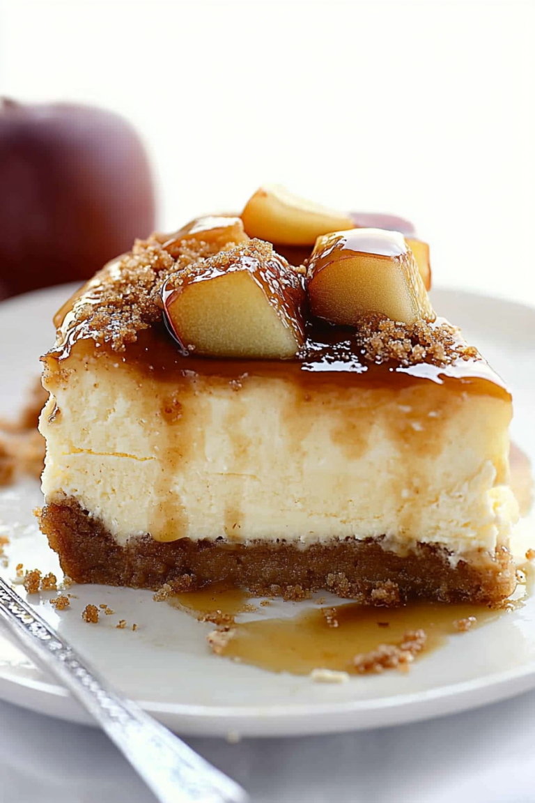 caramel apple cheesecake