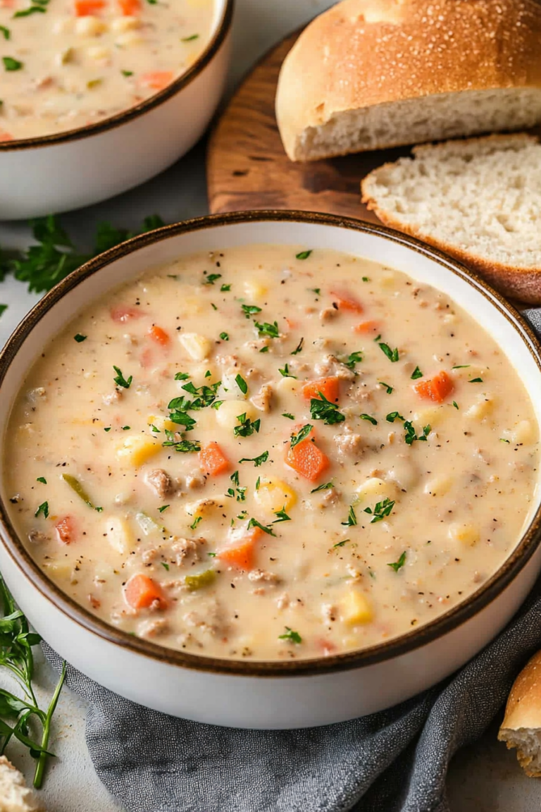 cheeseburger chowder