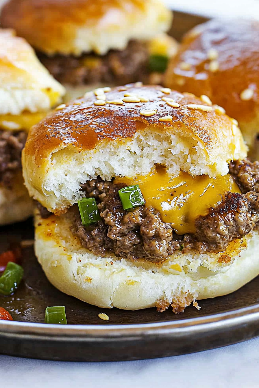 cheeseburger sliders