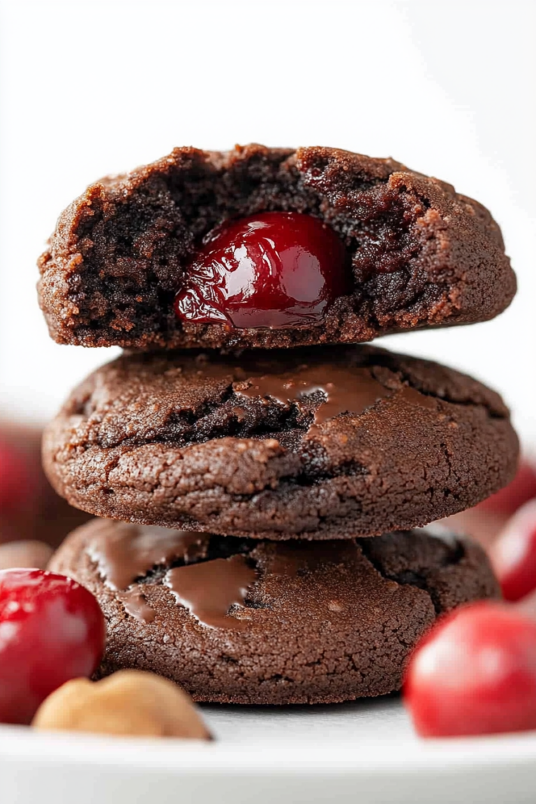 chocolate cherry cookies