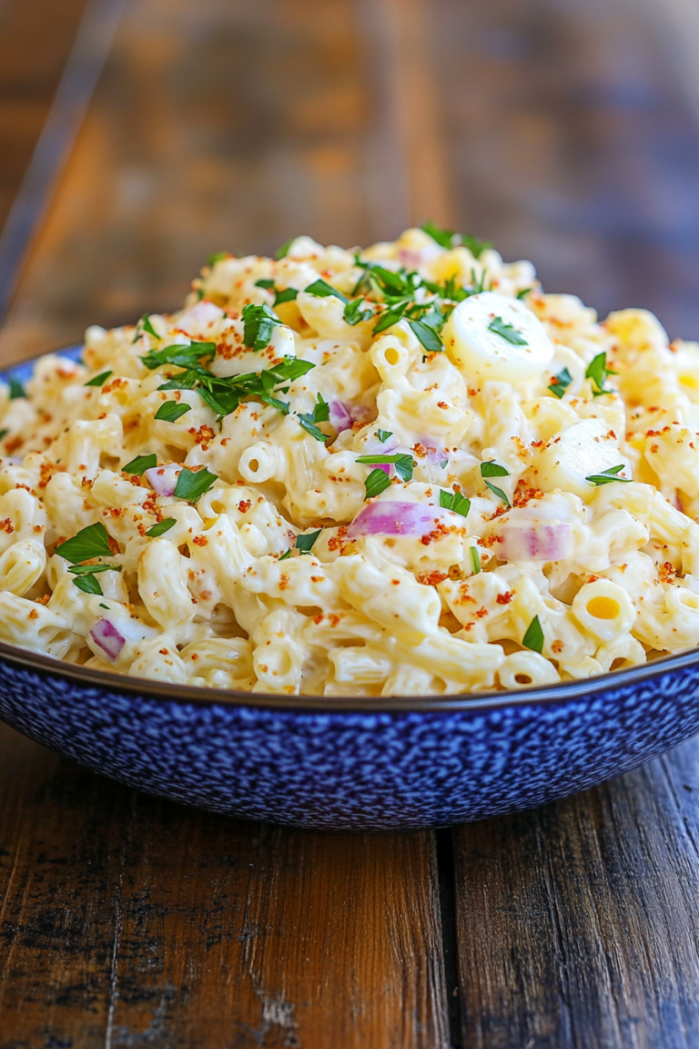deviled egg pasta salad