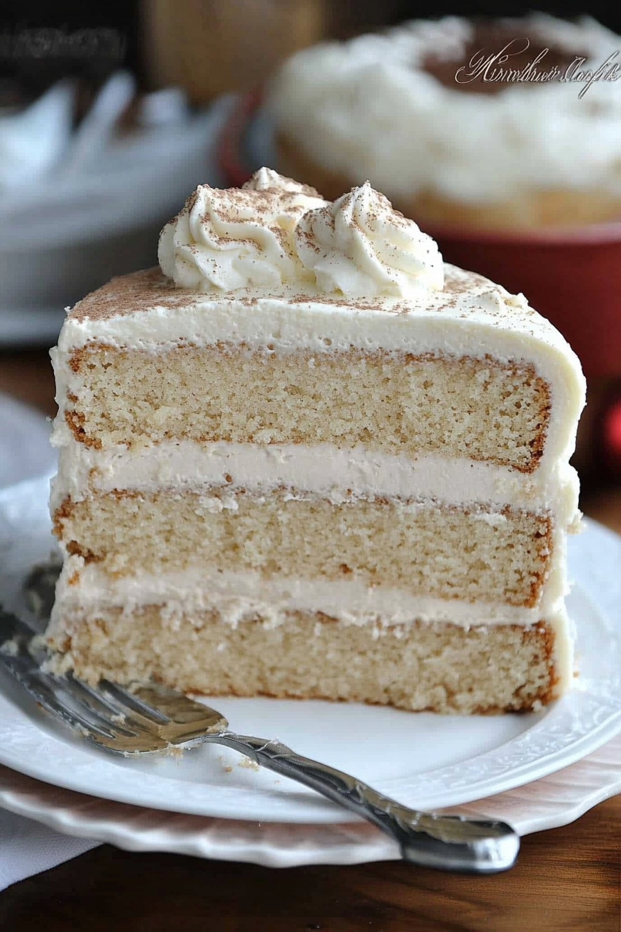 eggnog cake