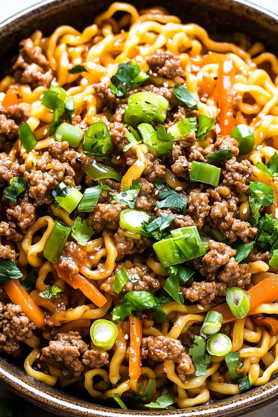 ground beef ramen