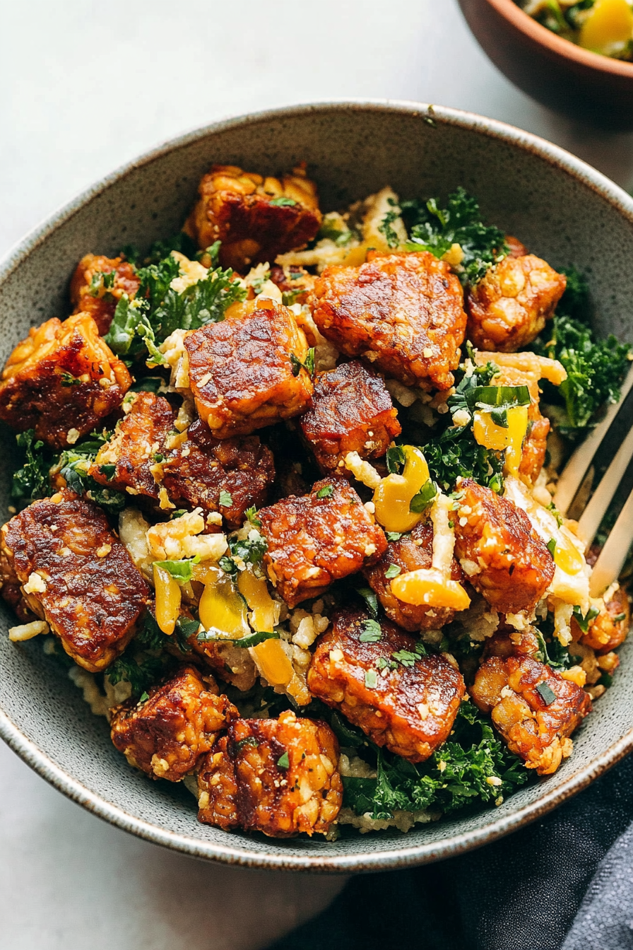 maple mustard tempeh