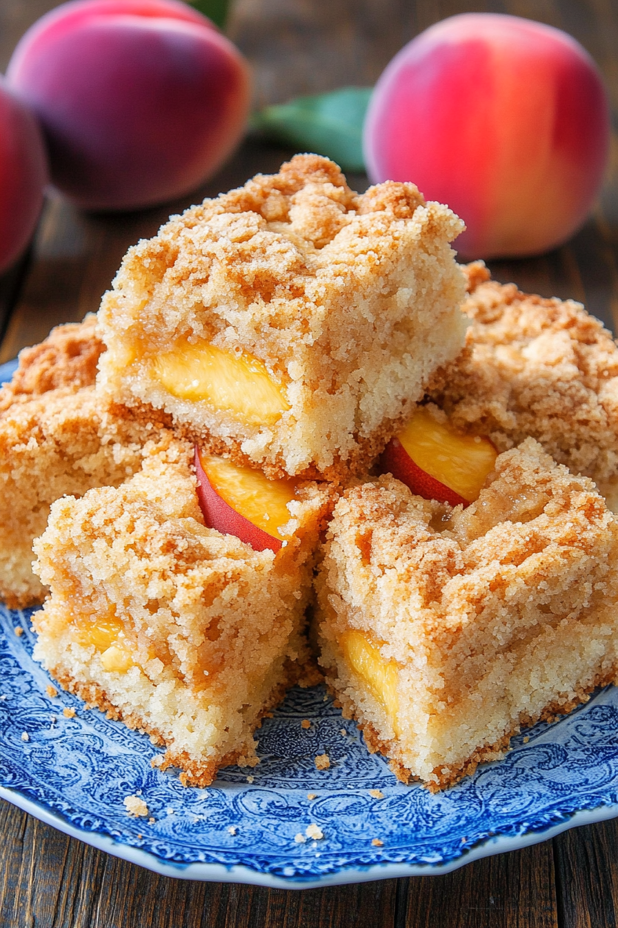 peach coffee cake