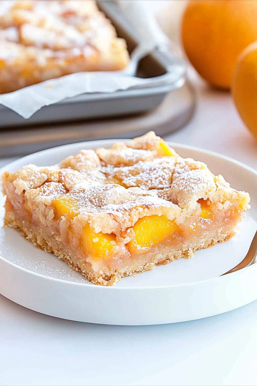 peach pie bars
