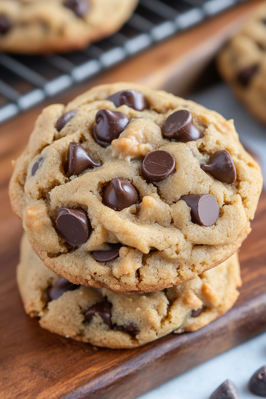 peanut butter chocolate chip cookies