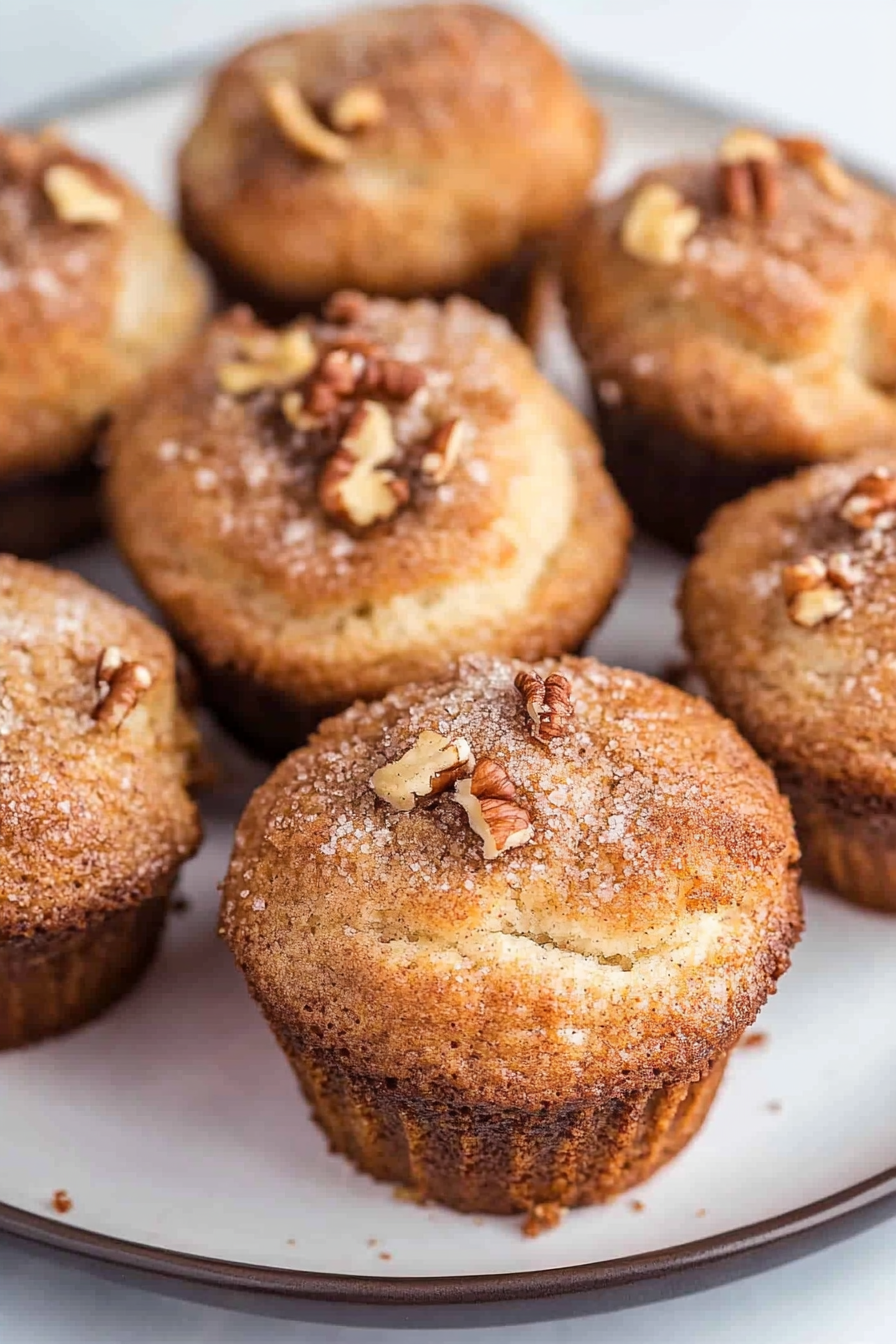 pecan coffee cake muffins