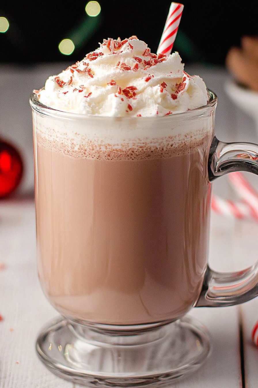 peppermint hot chocolate
