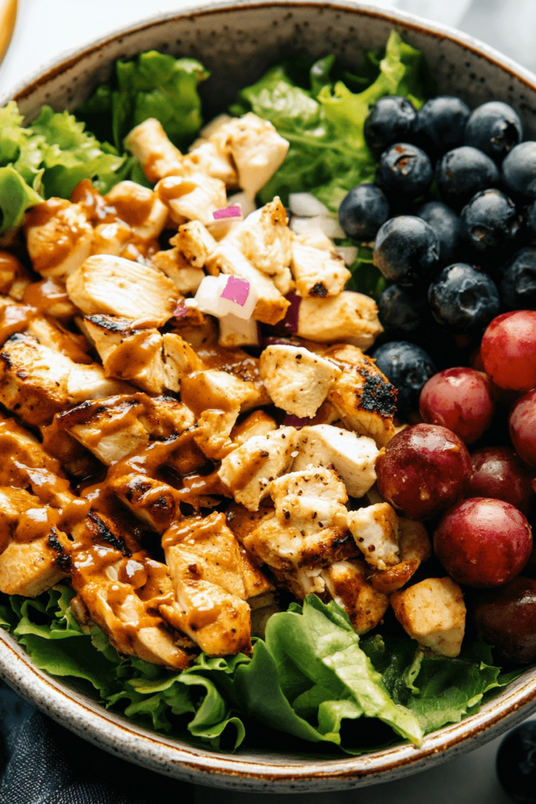 rainbow chicken salad