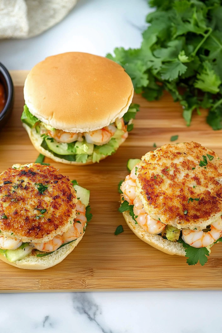 shrimp burgers