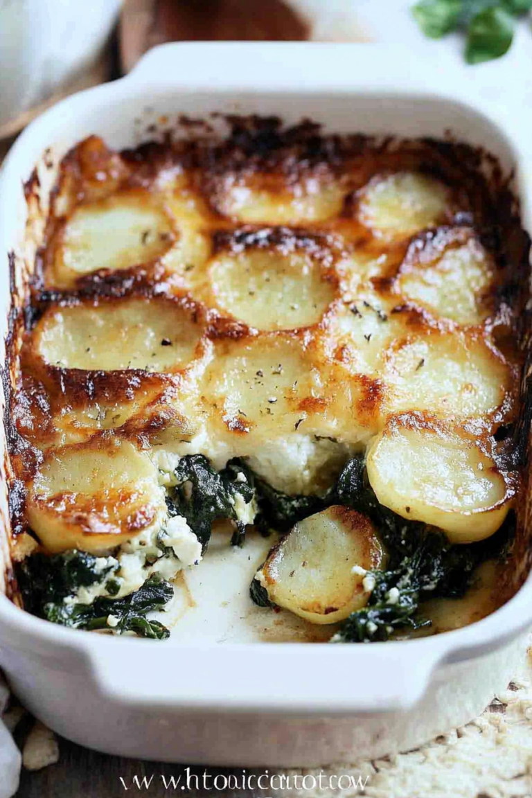 spinach feta potato