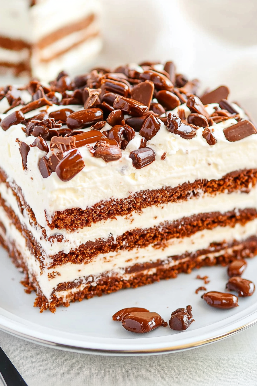 turtle ice cream sandwich cake