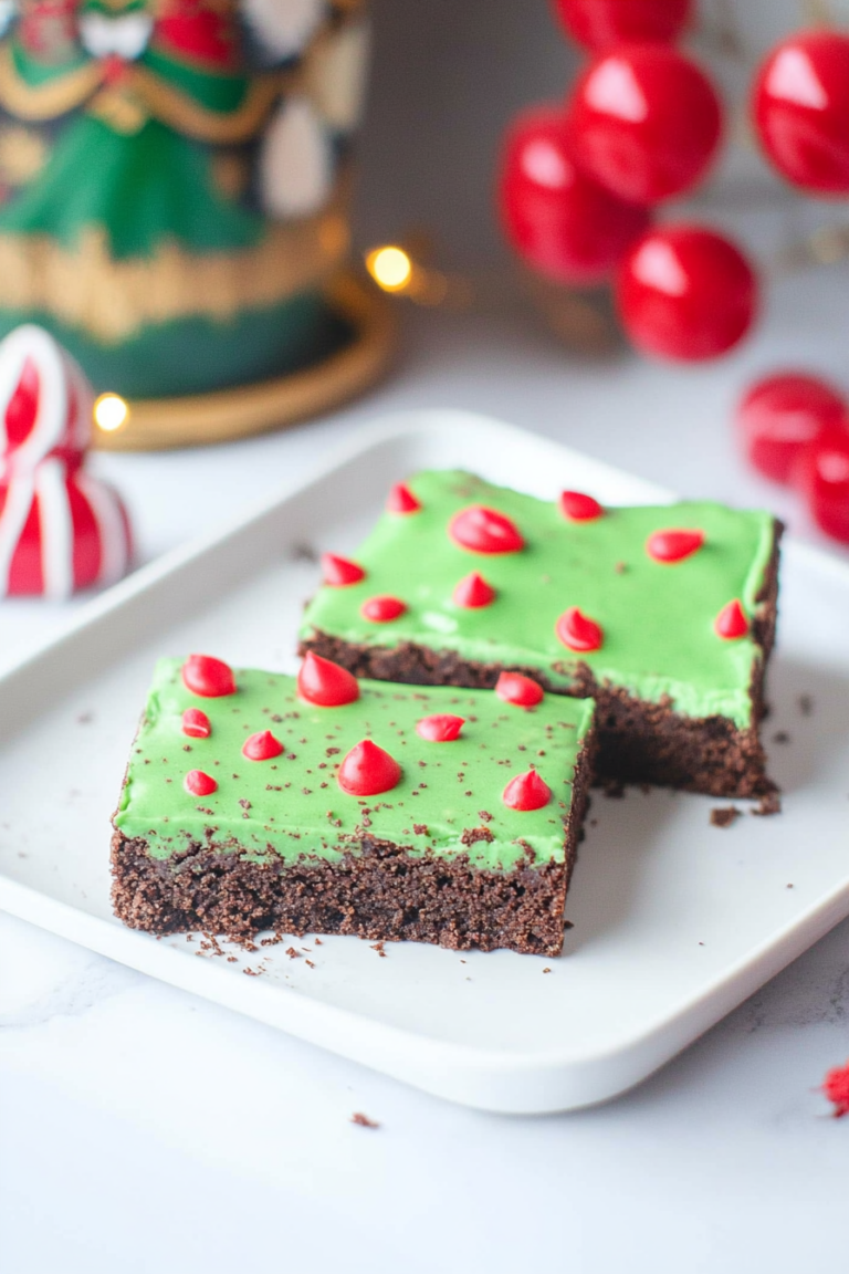 Grinch Brownies