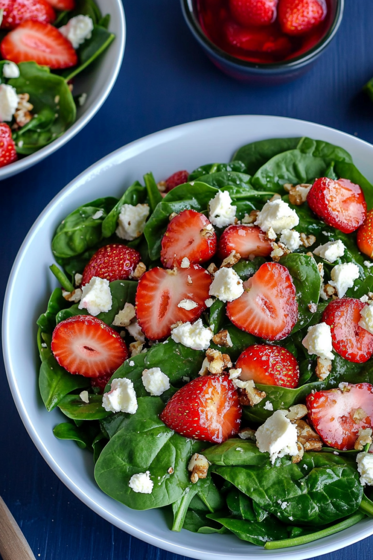 Strawberry Spinach Salad