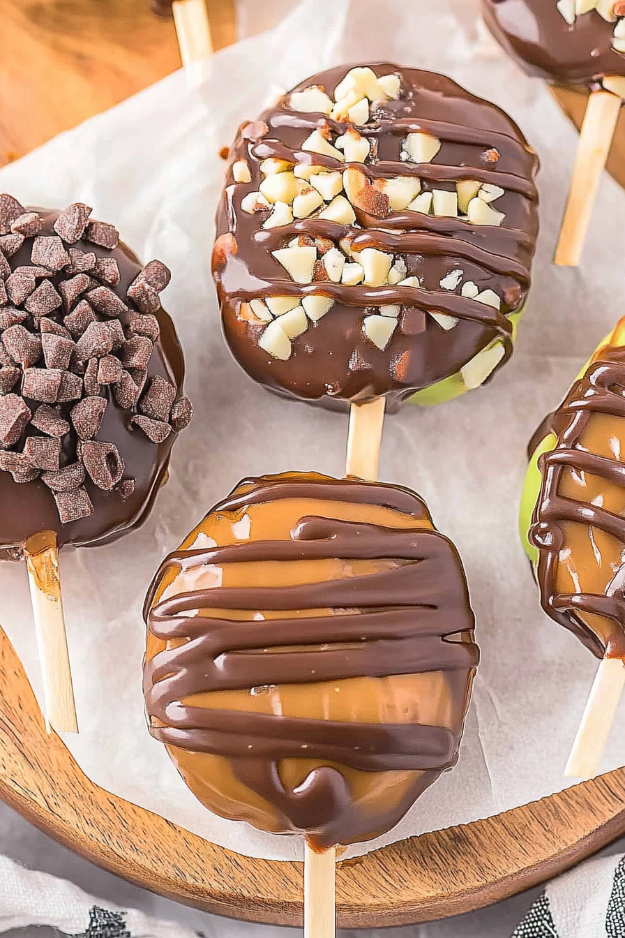 caramel apples