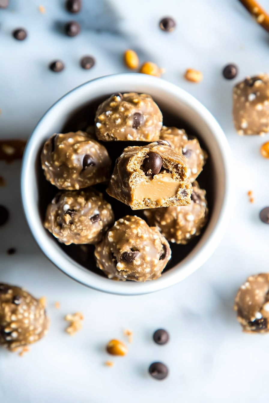 chocolate peanut butter pretzel