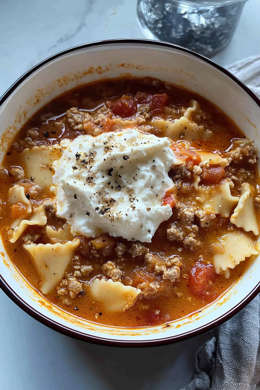 lasagna soup